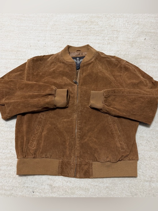 Flavor Other - Flavor Pig Leather Brown Suede Bomber F19 Army Air Force Jacket Men's XL